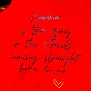 Red Taylor Swift Crew Neck Sweatshirt